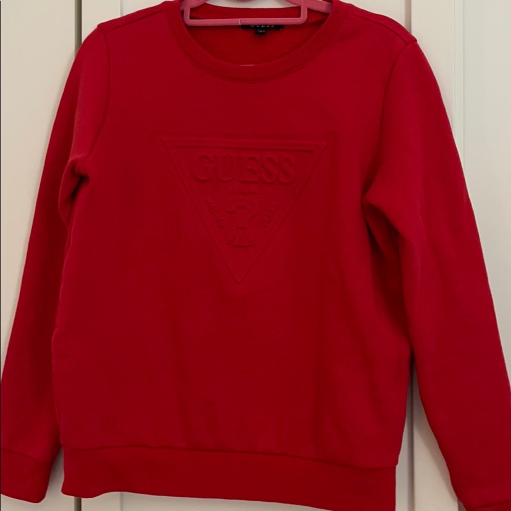 Guess Red Sweatshirt